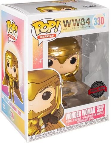 Figurine Funko Pop!  - N°330 - Wonder Woman 1984 - Wonder Woman Gold Wide Wing (